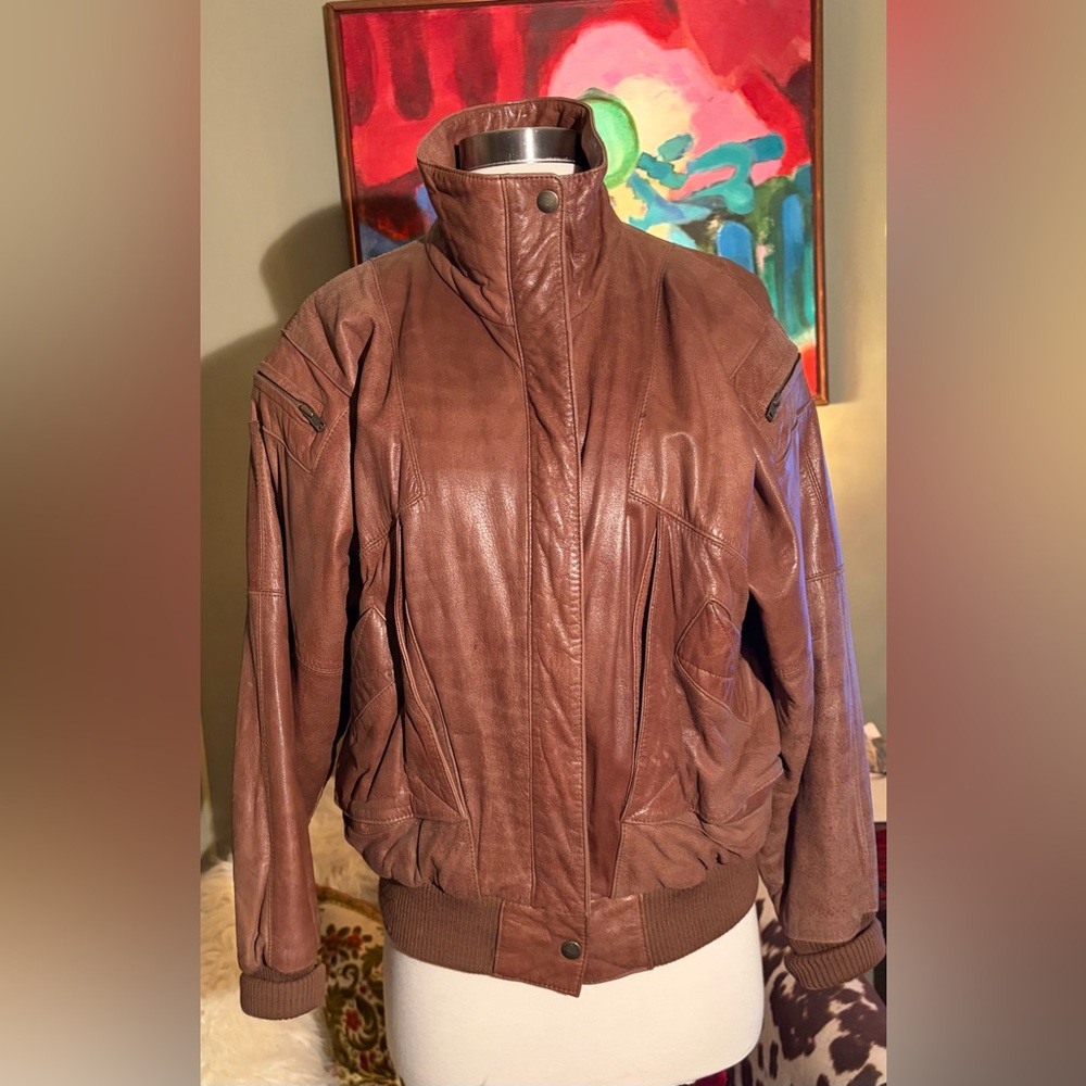 Vintage leather jacket